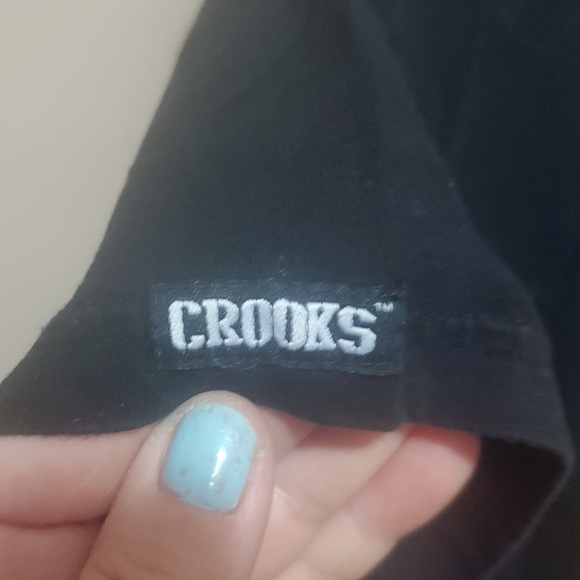 Crooks & Castles Multicolor Logo Tee Size M - Picture 3 of 6